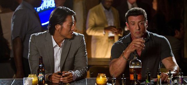 Sung Kang as Kwan and Sylvester Stallone as Jimmy