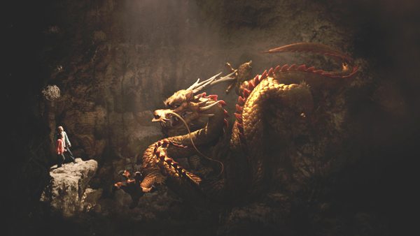 Josh and Ling meet the Dragon