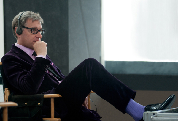 Director Paul Feig on the set of THE HEAT