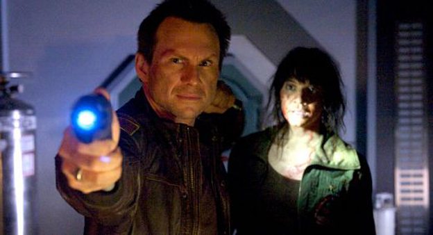 Christian Slater as Brauchman and Amy Matysio as Ava