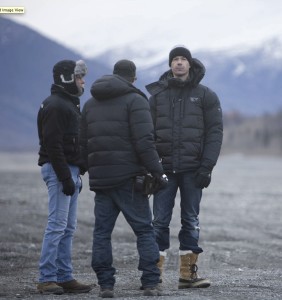 Scott Walker and team on location