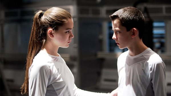 Petra consults with Ender in ENDER'S GAME