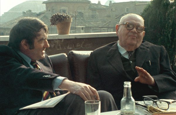 Director Claude Lanzmann and Benjamin Murmelstein