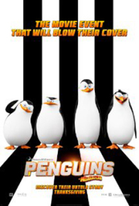 PENGUINS MAGAGASCAR poster