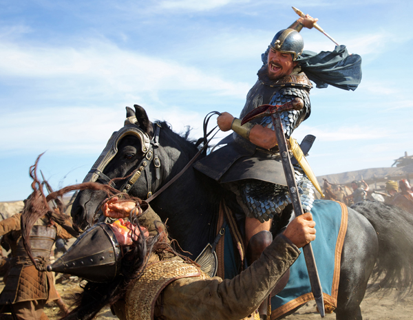 The battle scenes are sometimes brutal