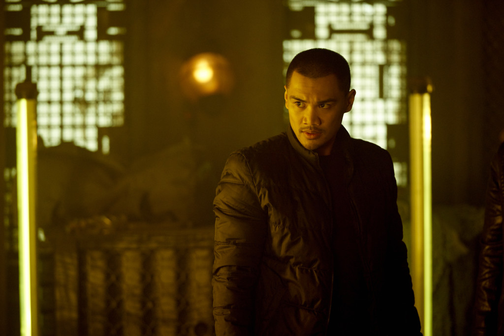 DARK MATTER -- "Episode Eight" Episode 108 -- Pictured: Alex Mallari Jr. as Four -- (Photo by: Steve Wilkie/Prodigy Pictures/Syfy)