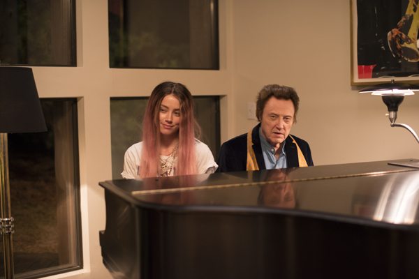 Amber Herd as Jude and Christopher Walken as Paul