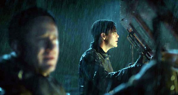 Bernie Webber (Chris Pine) takes his boat into the storm in The Finest Hours