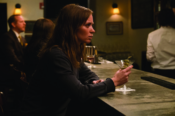 Emily Blunt as Rachel in THE GIRL ON THE TRAIN