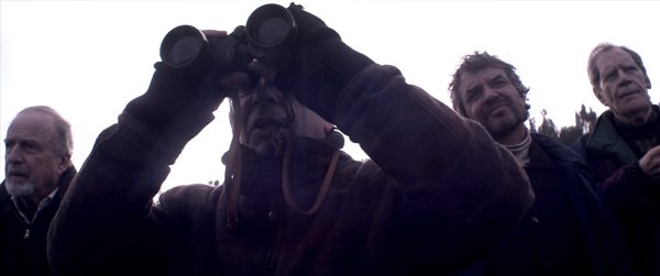 Father Silva (Jaime Vadell), Father Vidal (Alfredo Castro), Father Ortega (Alejandro Goic), and Father Ramírez (Alejandro Sieveking) in THE CLUB