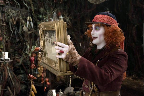 Johnny Depp as the Mad Hatter in a scene from Alice Through the Looking Glass
