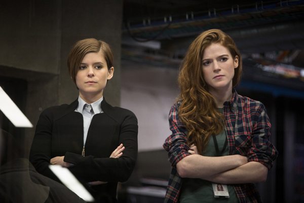 Kate Mara and Rose Leslie in Morgan