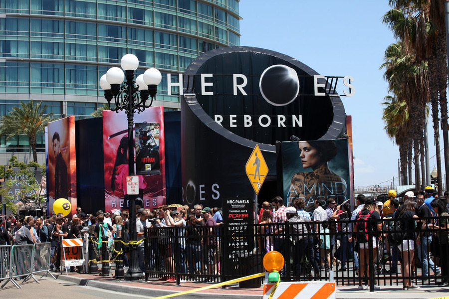 COMIC-CON INTERNATIONAL: SAN DIEGO 2015 -- "NBC at Comic-Con" -- Pictured: "Heroes Reborn" installation, Thursday, July 9, 2015, from Tin Fish Gaslamp, San Diego, Calif. -- (Photo by: David Yeh/NBC)
