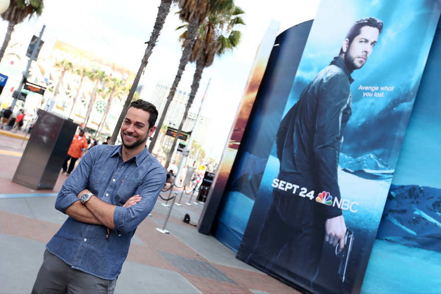 COMIC-CON INTERNATIONAL: SAN DIEGO 2015 -- "NBC at Comic-Con" -- Pictured: Zachary Levi, "Heroes Reborn", Thursday, July 9, 2015, from Tin Fish Gaslamp, San Diego, Calif. -- (Photo by: Mark Davis/NBC)