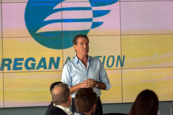 Pierce Brosnan as Mike Regan in the thriller I.T. All photos by Jonathan Hession