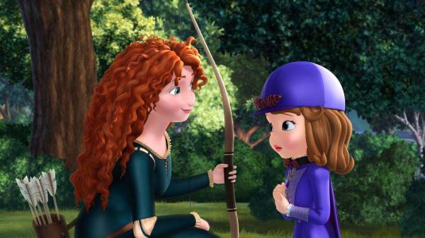 Princess Merida and Sofia the First