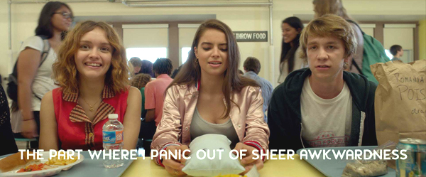 Olivia Cooke as "Rachel," Katherine Hughes as "Madison" and Thomas Mann as "Greg" in ME AND EARL AND THE DYING GIRL. Photo courtesy of Fox Searchlight Pictures.