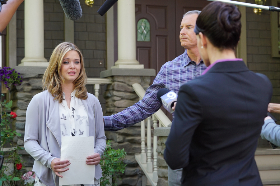 PRETTY LITTLE LIARS - "Game On, Charles" - The future looks bleak as the Liars are still stuck in Charles’ twisted web in “Game On, Charles,” the season six premiere of ABC Family’s hit original series “Pretty Little Liars,” premiering Tuesday, June 2nd (8:00 – 9:00 PM ET/PT). Fans can start to put the “A” puzzle pieces together with an all-day marathon starting at 12:00 PM (ET/PT) and running up to the one-hour season premiere at 8:00 PM (ET/PT). (ABC Family/Eric McCandless) SASHA PIETERSE, JIM ABELE