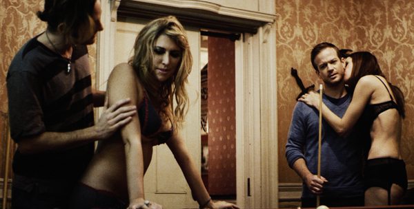 he guys play strip pool with the hookers at Joe's party