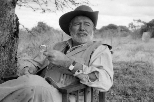 The real Ernest Hemingway photo taken in Africa