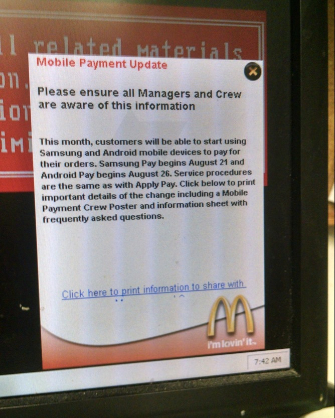 Android Pay launch leak