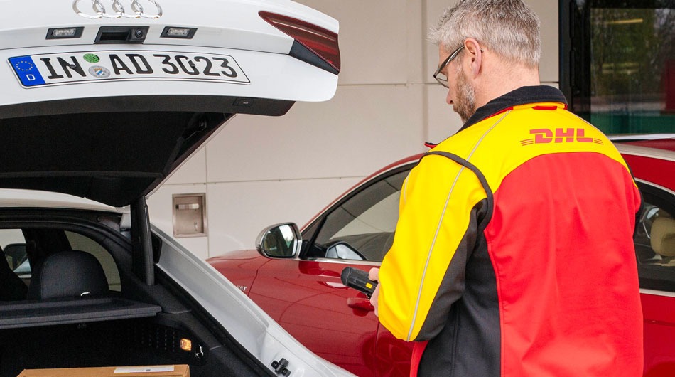 DHL, Amazon, Audi delivery
