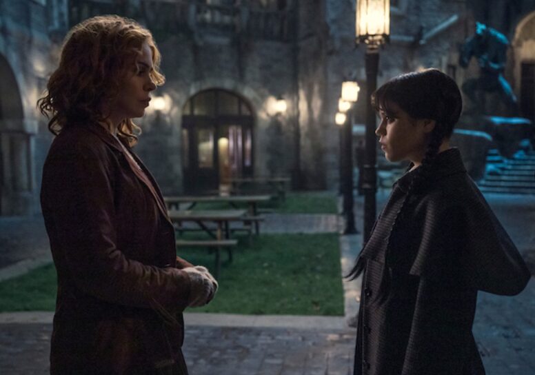 wednesday billie piper jenna ortega